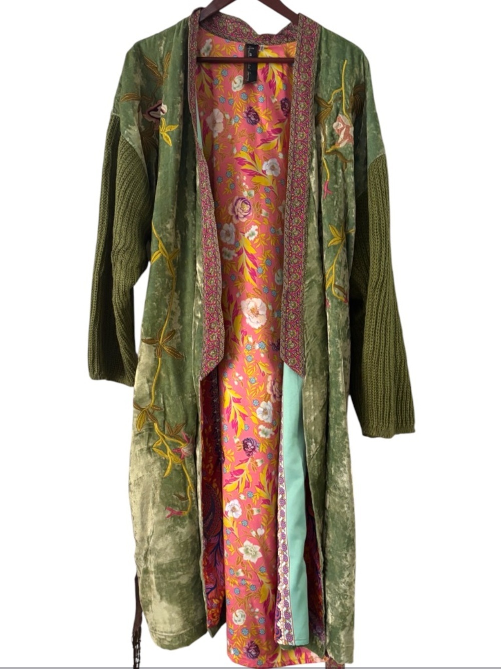 Aratta Silent Journey Something Magical Velvet Coat NWT - Picture 9 of 14